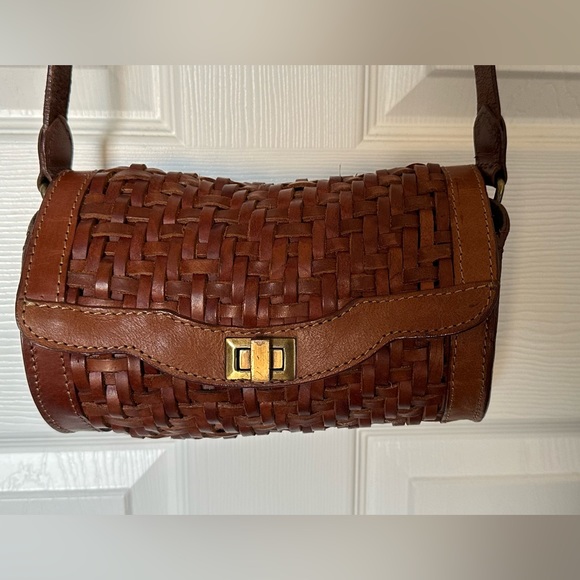 Urban Outfitters Handbags - Urban Outfitters brown leather barrel style bag